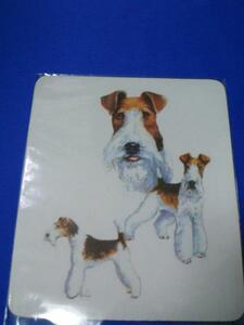 * stock adjustment liquidation price direct import! wire fox terrier mouse pad *