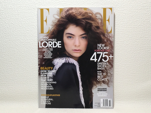 洋雑誌 ELLE US No.350 10.2014 LORDE 送料180円/e1