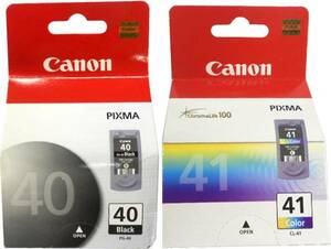 Canon USA PG-40 Black, CL-41 Color Ink Cartridge キャノン