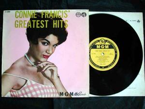 【10】コニーフランシス(ZL5044日本コロムビア/MGM1961年国内初回ヒットソングス日本語歌唱CONNIE FRANCIS' GREATEST HITS)