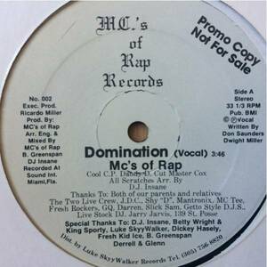 12' Mc's of Rap-Domination