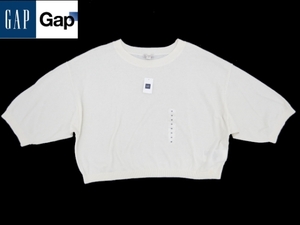 S1067* free shipping * new goods *GAP* short 7 minute sleeve knitted shirt M