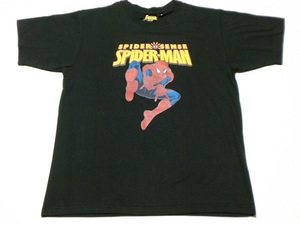 ●スパイダーマン　Tシャツ　黒色　 Mサイズ 　Spiderman T-shirt マーベルコミック