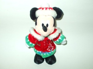 ☆同梱可☆TDL☆Disney☆Micky Mouse☆2012☆ミッキーマウス☆ぬいぐるみ☆ヌイグルミ☆クリスマス☆サンタクロース☆東京ディズニーランド