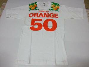 新品　昭和レトロ サントリー オレンジ50 Tシャツ　ロゴ　当時物