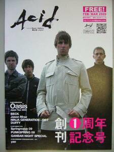 Acid Japan (FEB/MAR 2009) Oasis/BECK/Jason Mraz/DUFFY/NINJA