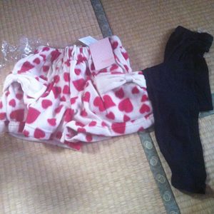  Associe * room wear * fleece pants & leggings white × red * new goods 