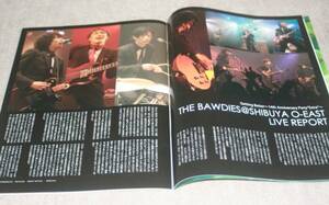 THE BAWDIES　の記事掲載の2010の冊子