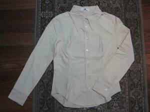 *VIVAYOU long Point shirt made in Japan *. tea sizeM*