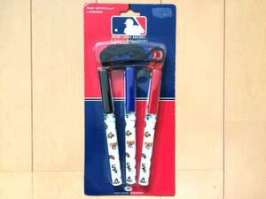 ★MLB 野球 ボールペン 3本セット 文房具 文具 正規品 ライセンス商品 LA仕入れ 新品