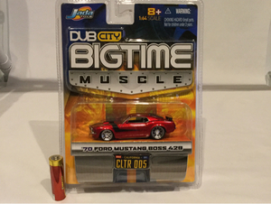 1/64 Jada BIGTIME DUB 1970 FORD Mustang BOSS 429 red metallic custom Ame car minicar model car 