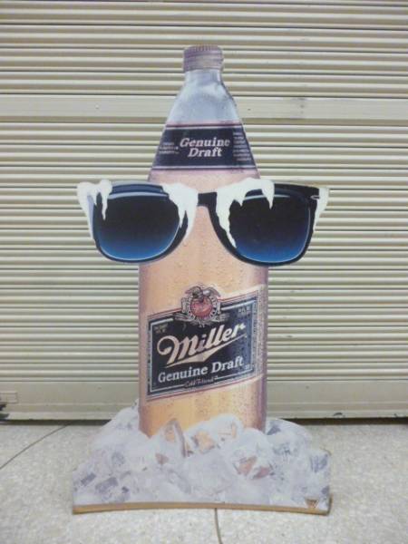 ジャンク　Millerビール　ビンテージ 25dbf01229dacf4df159fcd45f72fd