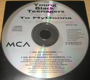 ★CDS★Young Black Teenagers/To My Donna (Remix)★Dial M For Madonna★Boilerhouse★Madonna/Justify MY Love★CD SINGLE★シングル★