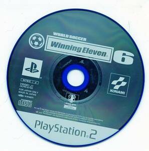 PS2 ワールドサッカー ウイニングイレブン6 ディスクのみ 中古