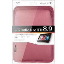 新品●Kindle Fire HD 8.9用 高級スリップインケース レッド_画像1