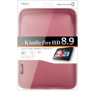 新品●Kindle Fire HD 8.9用 高級スリップインケース レッド