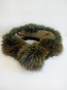 P2552! clip attaching fur tippet green 