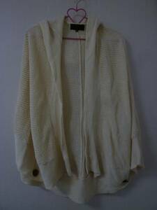 UNTITLED/ Untitled * hook braided poncho manner cardigan M*2*11