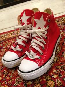 CHROME HEARTS CONVERSE ALLSTER HI RED 25cm Chrome Hearts sneakers [202009]