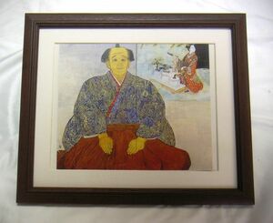 Art hand Auction Tamako Kataoka Face Ukiyo-e Artist Suzuki Harunobu reproduction offset avec cadre en bois, achat immédiat, Peinture, Peinture japonaise, personne, Bodhisattva