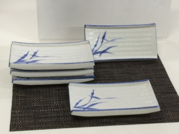 古志野　志野焼　京焼　角皿　菓子皿　蔵出し　２種　７客 古志野 志野焼 京焼 角皿 菓子皿 蔵出し 2種 7客 - メルカリ