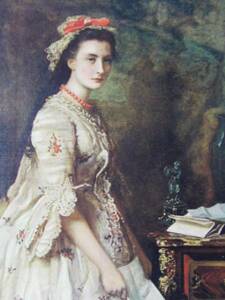 Art hand Auction Stella/John Everett Millais Super rare, From an art book from 100 years ago, painting, oil painting, portrait