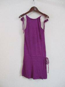 MOUSSY purple design camisole (USED)20216