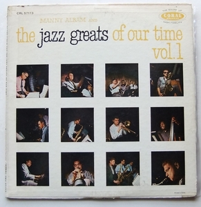 ◆ MANNY ALBAM and the Jazz Greats of Our Time Vol.1 ◆ Coral CRL-57173 (red:dg) ◆ S