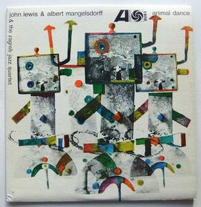 ◆ JOHN LEWIS & ALBERT MANGELSDORFF / Animal Dance ◆ Atlantic 1402 (red/purple) ◆