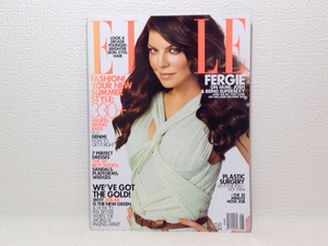 洋雑誌 ELLE US No.297 5.2010 Fergie 送料180円/e1