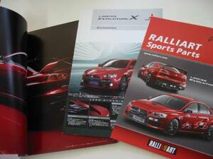 ★ランサーエボリューションⅩのカタログとRALLIARY Accessories■クリックポスト対応(問合番号有り)