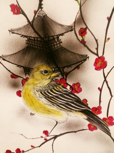 Art hand Auction [Illustration] ☆Little bird☆ [Copic], comics, anime goods, hand drawn illustration
