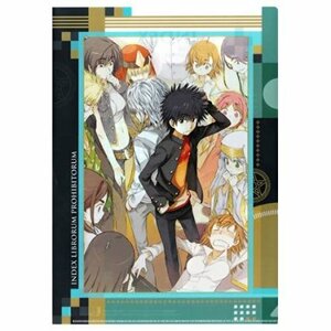 とある魔術の禁書目録 原作柄 クリアファイル インデックス A4