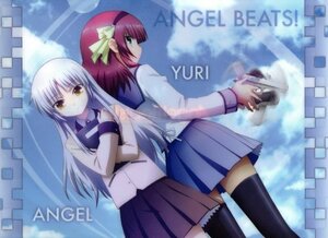 Angel Beats! 仲村ゆり 天使 かなで A4 クリアファイル key