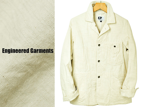 ■美品【Engineered Garments】エンジニアドガーメンツ爽やかな色味と小慣れた素材感のフィールドジャケットM/日本サイズM~L