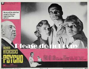 1960年映画 サイコ Psycho US ロビーカード アンソニー・パーキンス ジャネット・リー 2枚付き