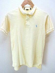 ■POLO/ポロラルフローレン★イエロー半袖ポロシャツM■J