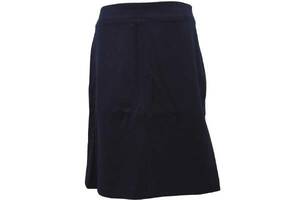  liquidation price prompt decision * SunaUna sunauna navy blue pcs shape wool skirt (38) new goods 