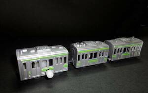 セール価格￥1999 初版 カプセルプラレール パート4前期 通勤電車 グリーンカラー 3両
