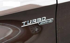 メルセデス TURBO AMG フェンダーエンブレム　１台分　A45,CLA45