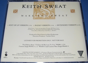 ★CDS★Keith Sweat/Make You Sweat (Extended Version)★PROMO★レア★Teddy Riley★キース・スウェット★CD SINGLE★シングル★