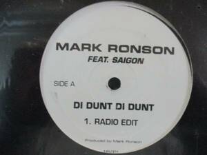 Mark Ronson FT Saigon - Di Dunt Di Dunt // 5点送料無料 12''