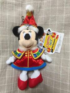 【送料無料】 TDL クリスマスファンタジー 2013 ミニー ぬいぐるみバッジ ぬいば 30周年 30th ランド クリスマス 新品未使用