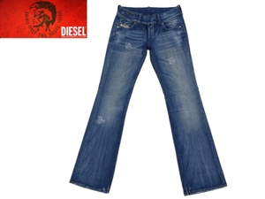 J4348★DIESEL CHERONE★正規品イタリア製ビンテージウォッシュ加工＆クラッシュ加工デニム 25