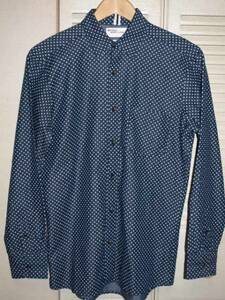 DISTRICT NINETY ONE USA made dot pattern long sleeve shirt 