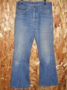 70s Vintage boots cut jeans flair Denim hige beautiful color USNAVYhipi-517 646 K20C295