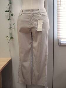  unused *Mayleafmei leaf * cotton pants price 11,550 jpy beige 9 number 