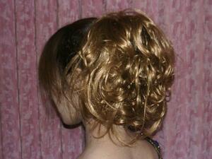 * special price [ new goods ] beauty . favorite * gold . series half wig * ponytail 