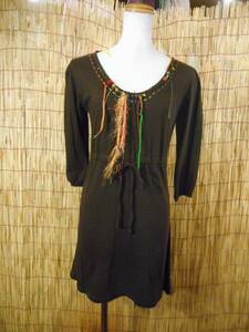  stretch cotton + silk * stitch * beads etc. tunic 