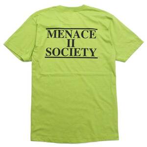 希少★新品本物【GREEN★Mサイズ】★Menace Tee メネス Tシャツ 正規店購入 シュプリーム レアモデル 限定品 Supreme 2014S/S